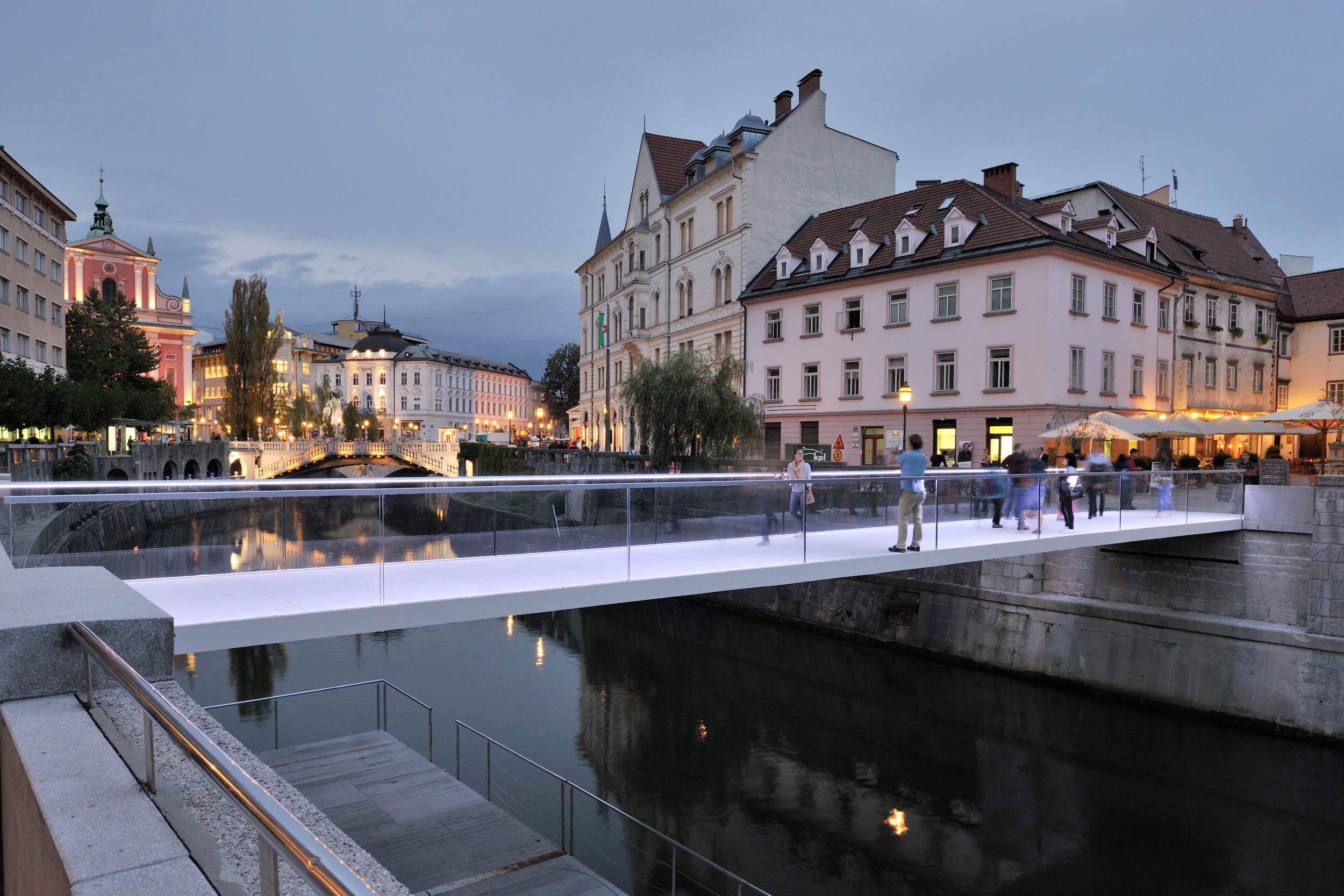 Footbridge in Ljubljana / Arhitektura d.o.o.